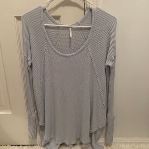 Waffle Long Sleeve Top